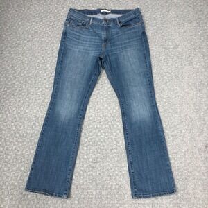Levis 414 Classic Bootcut Jeans Womens 14 Blue Stretch Denim Mid Rise Western
